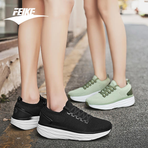 FEIKE菲克（线下专柜款）男女健步跑步跑鞋，四季可穿，柔软 MD 大底超舒适，织鞋面透气防臭 商品图2