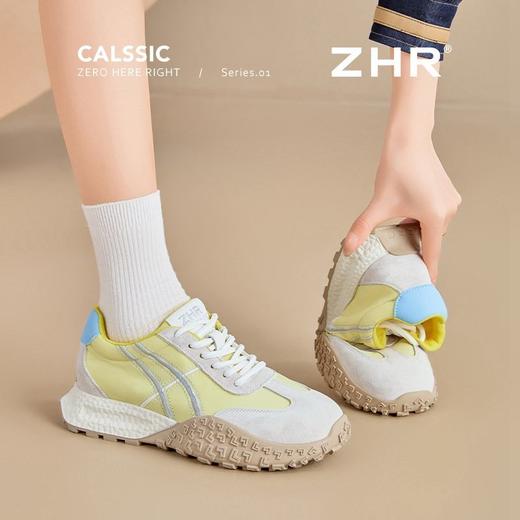 ZHR则则厚底德训鞋女2025新款内增高百搭阿甘运动鞋轻便女鞋 商品图3