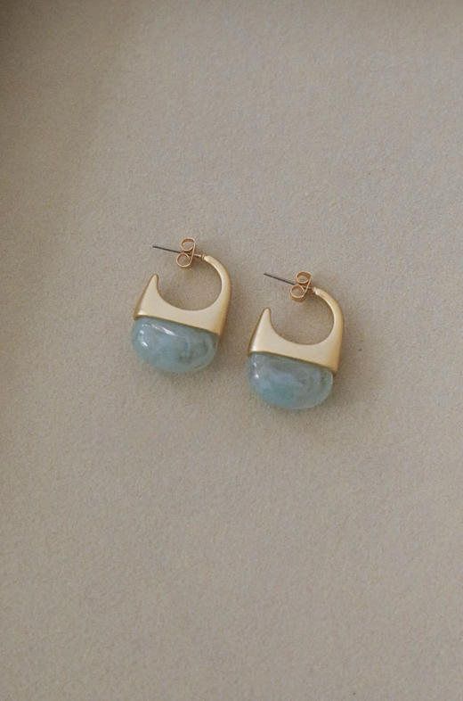 ZAHAR POPPY EARRINGS - 蓝色 商品图1