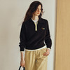 OLrain欧芮儿2025新款女秋季POLO领宽松休闲毛织套头衫宽松上衣 商品缩略图2