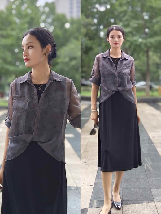 545762秋款上新 时尚气质两件套款连衣裙 商品图0