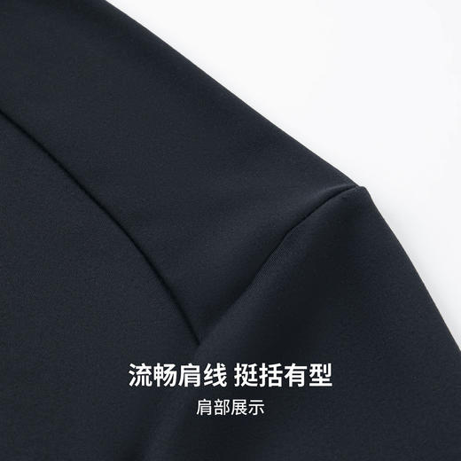 【抑菌&抗静电】圣得西男士高弹卫衣2025秋新款拉链翻领针织上衣 商品图6