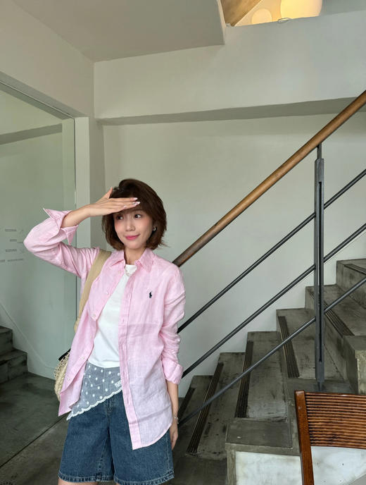 拉夫劳伦 小马标 亚麻衬衫 四色合集（MT） 商品图6