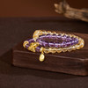 【故宫饰品】福蝶黄水晶紫水晶双圈手串博物馆文创手链生日礼物女 商品缩略图1