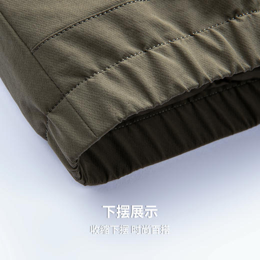 圣得西男装立领通勤夹克2025年秋季新款拼接美式复古休闲男士外套 商品图9