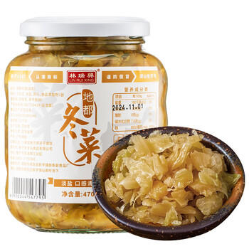 林瑞兴 淡盐地都冬菜 470g 口感清脆 潮汕风味 煲汤煮粥调味配菜 /粮油调味 /调味品 /榨菜/酱腌菜 商品图4