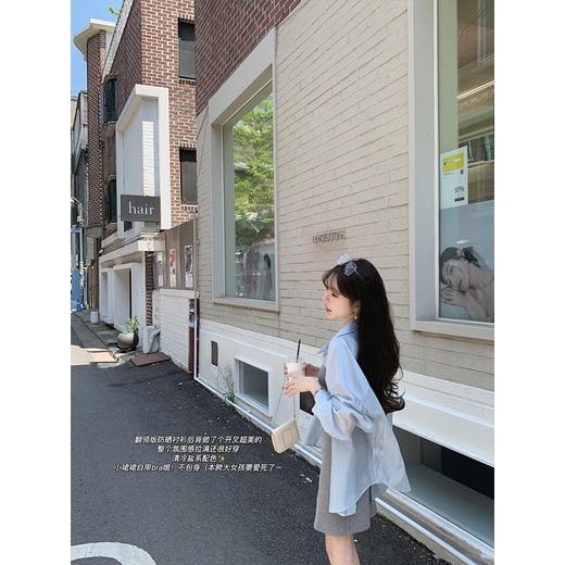 金蘑菇菇 夏日法则 连帽版防晒天丝衬衫 商品图4