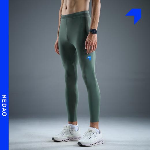 25年新品内道聚能舱收纳带口袋紧男款跑步训练马拉松运动弹力长裤 商品图3
