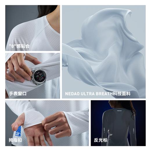 25新款内道网眼跑步长袖女款透气干爽网眼跑步训练运动长袖 商品图1