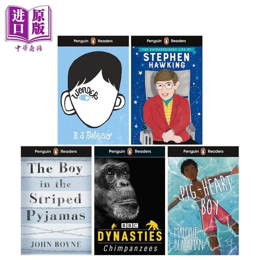 【中商原版】企鹅阅读分级 5册 分级指导 儿童分级阅读读物 英文原版 进口童书 商品图0