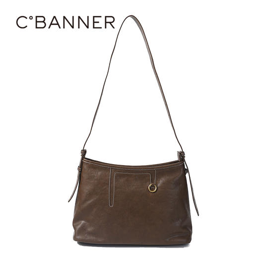 千百度手工缝线柔软革面女包A25595019 商品图0