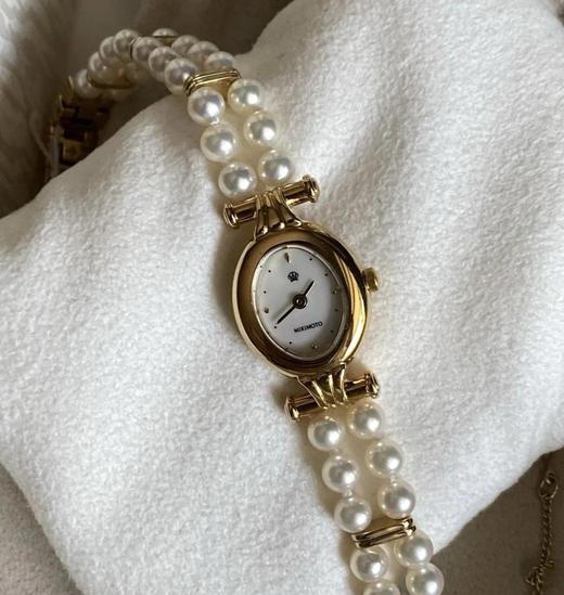 MIKI复古珍珠手表   贝母表盘   超美女士石英腕表 商品图0