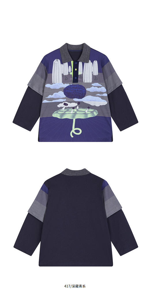 jnby  25年秋款   长袖polo衫  1P8110510 商品图6