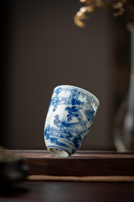 会员专享  青花藤花鸟语闻香杯 仅供【陶溪川店】自提 商品图1
