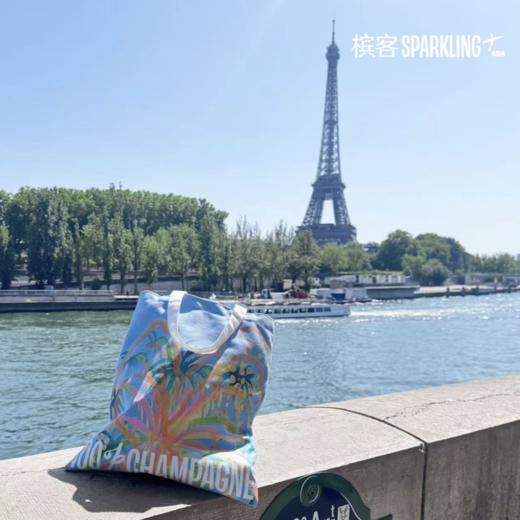 【槟客周边】| 100% CHAMPAGNE 烟花帆布袋 白底烟花/蓝底烟花 商品图0