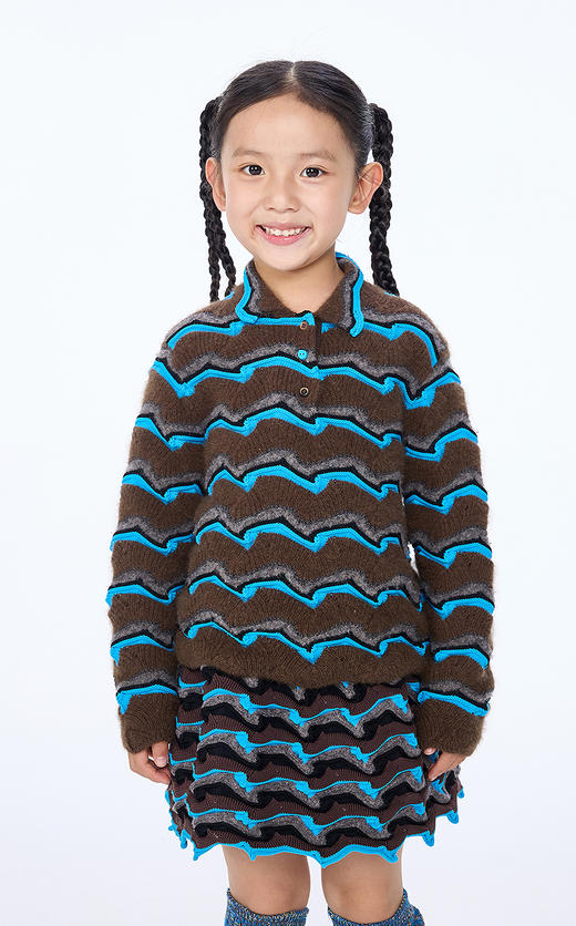 jnby   25年秋款  长袖套头毛衫  1P8312010 商品图9