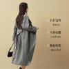 【严选】诗凡黎英伦风灰色立领风衣2025秋新款百搭显瘦斜纹长款通勤外套女7G8460361 商品缩略图2