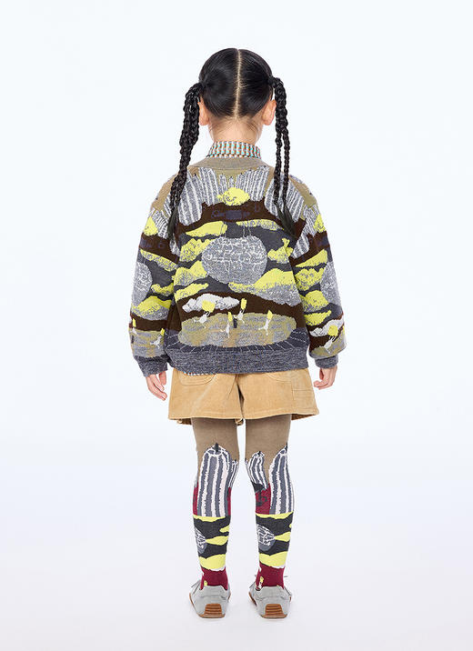 jnby   25年秋款  短款开襟毛衫  1P8310850 商品图8