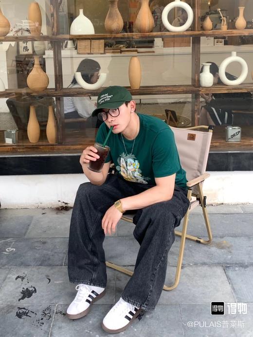 AD originals 三叶草 SAMBA OG 圆头系带低帮板鞋 特惠 Z-15578 商品图1