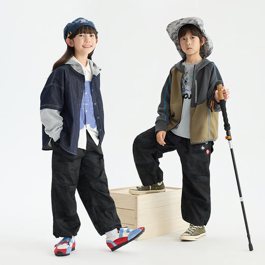 漫画家【伞兵神裤】日系松弛少年感户外攀岩迷彩伞兵神裤 商品图1