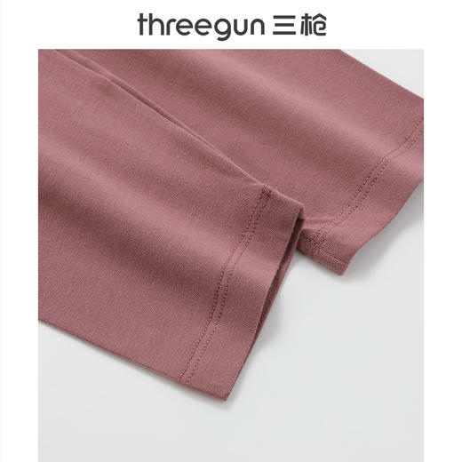 Threegun三枪 舒柔轻薄弹力棉女士打底裤-T60052B01 商品图5