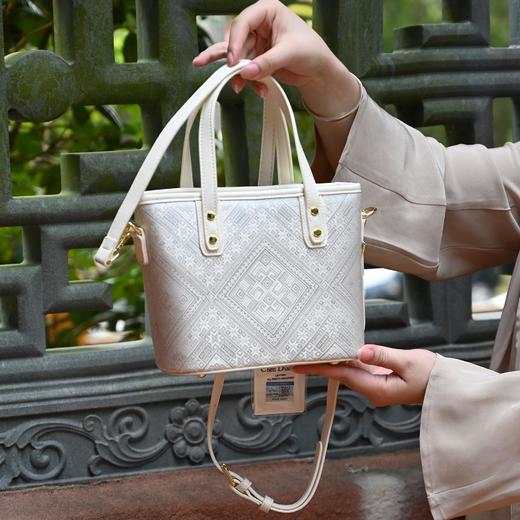 【广西非遗】万吉纹壮锦包托特包女手提包民族风通勤包 商品图7