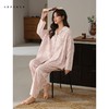 可人儿春秋季带bra泡泡绵女士长袖长裤睡衣可外出小众家居服套装 商品缩略图2