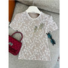 明星同款平替！ FEND*25春夏重工蕾丝花朵针织衫 立体提花工艺+80支包芯纱 柔软亲肤 单穿叠穿都OK【非质量问题不退，谢谢理解】 商品缩略图10