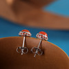 【荔腮】S925银冰飘南红玛瑙耳钉【RP-ED010110】 商品缩略图3