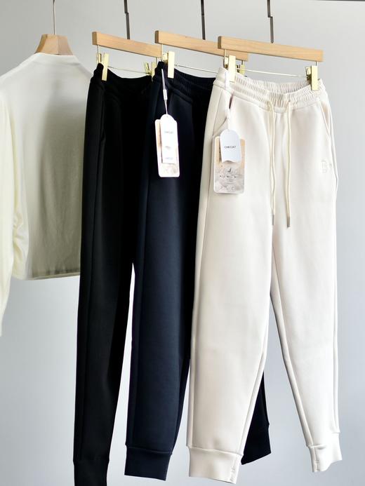 【清仓50元/条】【700克慕斯防风卫裤】男女同款防风防静电防泼水卫裤 蛋白肽润肤加厚显瘦束脚休闲裤 商品图4