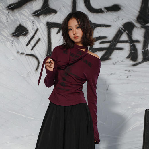 荒诞设计感字母T恤纪念日百货门店同款164195191 商品图1