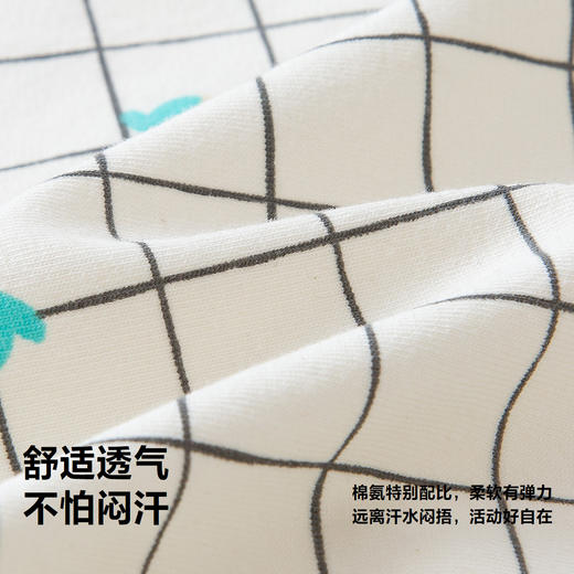 【超模君严选】迷你巴拉儿童内裤男童吸湿速干宝宝印花平角内裤不夹PP 3条装 商品图3
