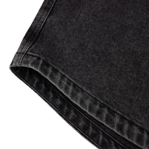 【新品上新】HX 秋季水洗牛仔翻领长袖衬衫S103533138101 商品图13