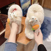 【仙女风❗️蝴蝶结毛毛拖鞋】毛绒材质，细腻柔软，根据人体生理学设计，柔软亲肤，舒适不磨脚， 呵护您的双足！女外穿高级感秋冬季学生宿舍办公室棉拖鞋子 商品缩略图0