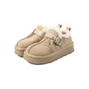 伊伴冬季厚底勃肯毛毛鞋毛边鞋口B25729007 商品缩略图6
