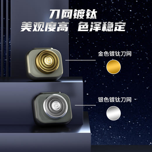 【单头双环弧面刀网 剃须刀】🎁美国西屋G10涡轮小钢炮剃须刀🪒便携式旅行迷你全身水洗剃须刀✅超高清镜面屏显 ✅双环弧面刀网，360度浮动贴面剃须 ✅干湿两用 商品图4