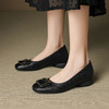 OLD 1314法式气质方头浅口单鞋超软羊皮软底不累脚低跟瓢鞋 商品缩略图3