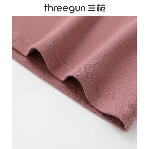 Threegun三枪 芯柔棉半高领女士内衣套-T20047D02 商品图3