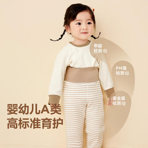 【纯棉】迷你巴拉婴儿裤子男女宝宝高腰护肚可爱保暖裤2025年秋季 商品图3
