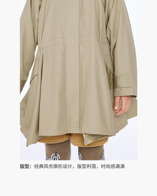 jnby  25年秋款  中长款风衣  1P8911680 商品图5