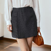 OLrain欧芮儿灰色通勤设计感短半裙2025秋季新款法式百搭短裙 商品缩略图3