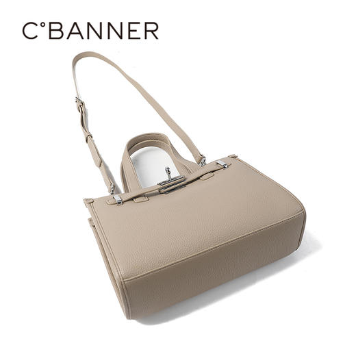 千百度冬季品质荔枝纹合成革女包A25595017 商品图4