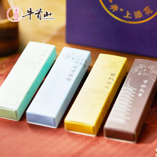牛首山文创藻井香插线香套装可分层磁吸冰箱贴精美礼盒南京创意伴手礼 商品图3