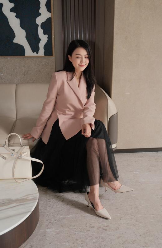 温柔如初|盐系设计感西服套装 商品图1