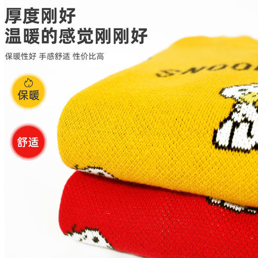 史努比童装男童秋装2021新款洋气儿童针织开衫外套秋冬毛衣外穿潮 商品图7