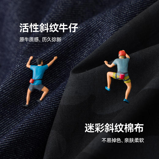 漫画家【元气徽章外套】日系松弛少年感户外牛仔连帽衬衫外套 商品图4