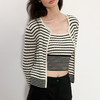 东黎 • 我不被驯化 新序条纹 山羊绒女士秋季打道开衫 5372 商品缩略图5