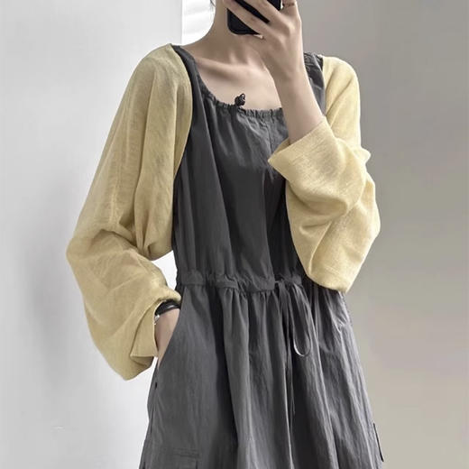 裁缝学苑AS560长袖针织披肩防晒开衫纸样女装坎肩罩衫上衣样板 商品图4