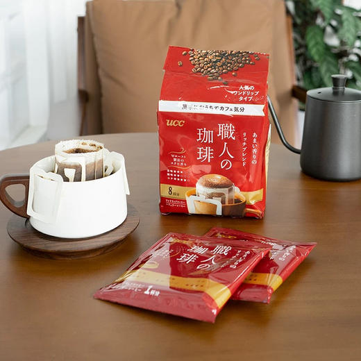 UCC悠诗诗职人挂耳咖啡粉香醇丰郁56g 商品图0