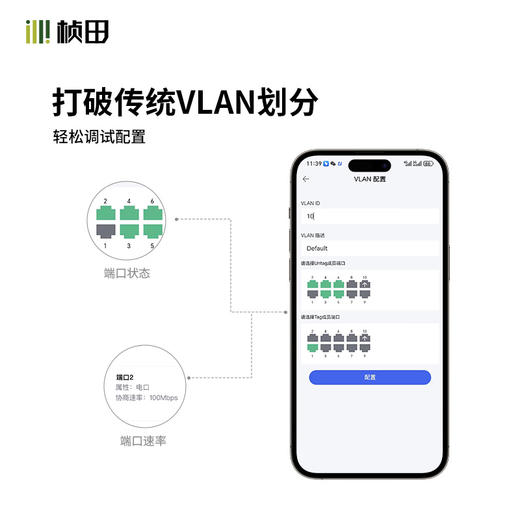 5口全千兆二层云网管交换机-GNT-ES205D 商品图3